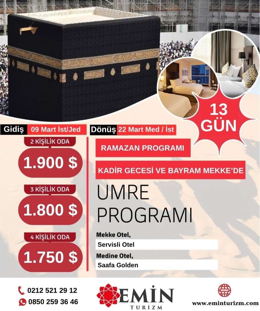 Son 13 Günlük Ramazan Umresi